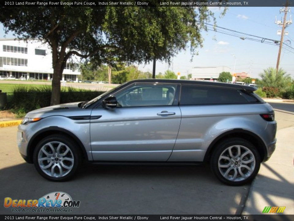 2013 Land Rover Range Rover Evoque Pure Coupe Indus Silver Metallic / Ebony Photo #7