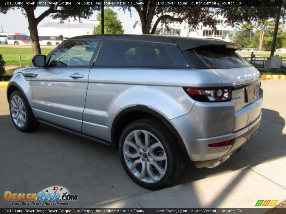 2013 Land Rover Range Rover Evoque Pure Coupe Indus Silver Metallic / Ebony Photo #8