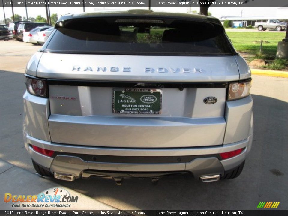 2013 Land Rover Range Rover Evoque Pure Coupe Indus Silver Metallic / Ebony Photo #9