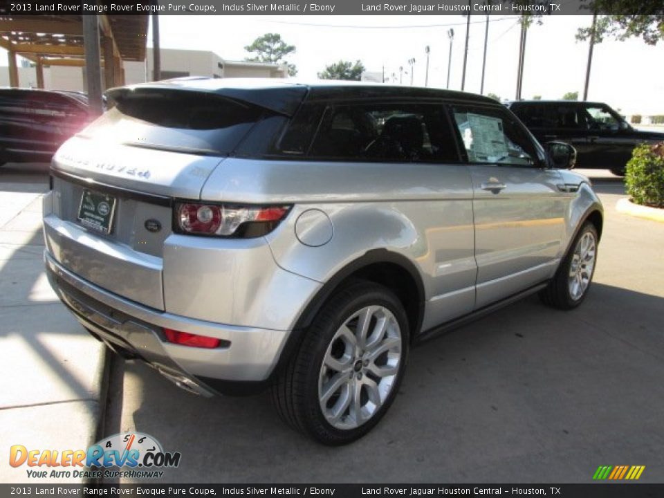 2013 Land Rover Range Rover Evoque Pure Coupe Indus Silver Metallic / Ebony Photo #11