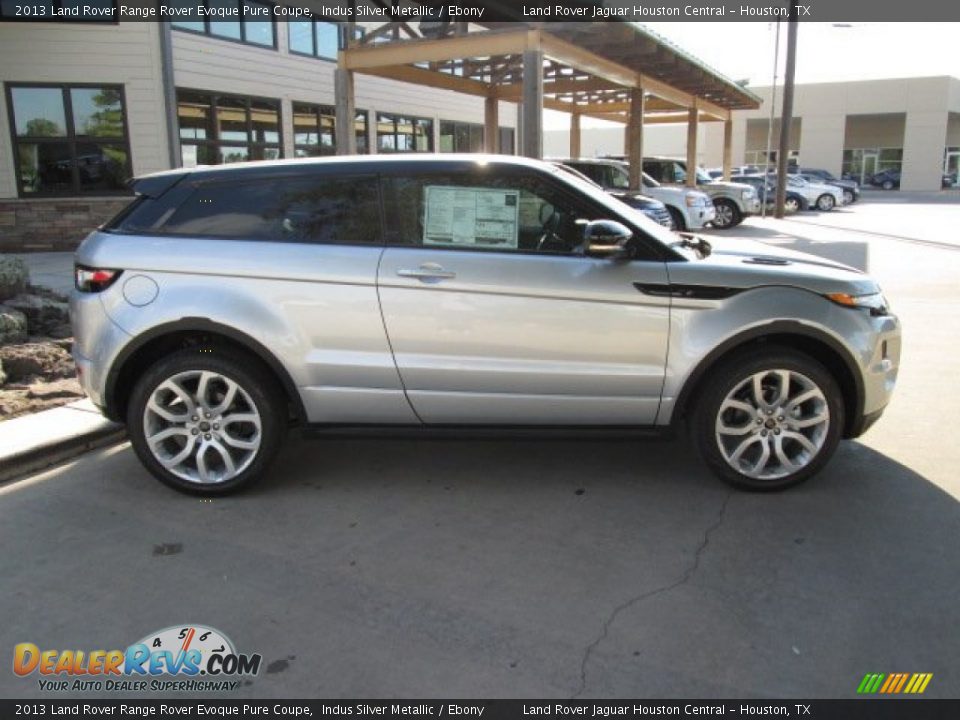 2013 Land Rover Range Rover Evoque Pure Coupe Indus Silver Metallic / Ebony Photo #12