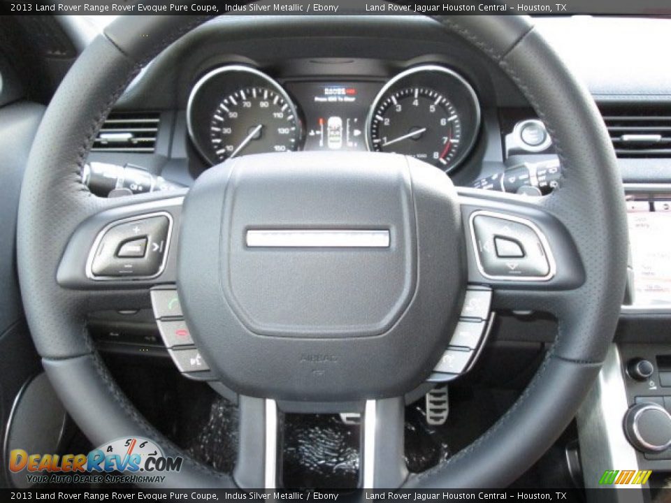 2013 Land Rover Range Rover Evoque Pure Coupe Steering Wheel Photo #19