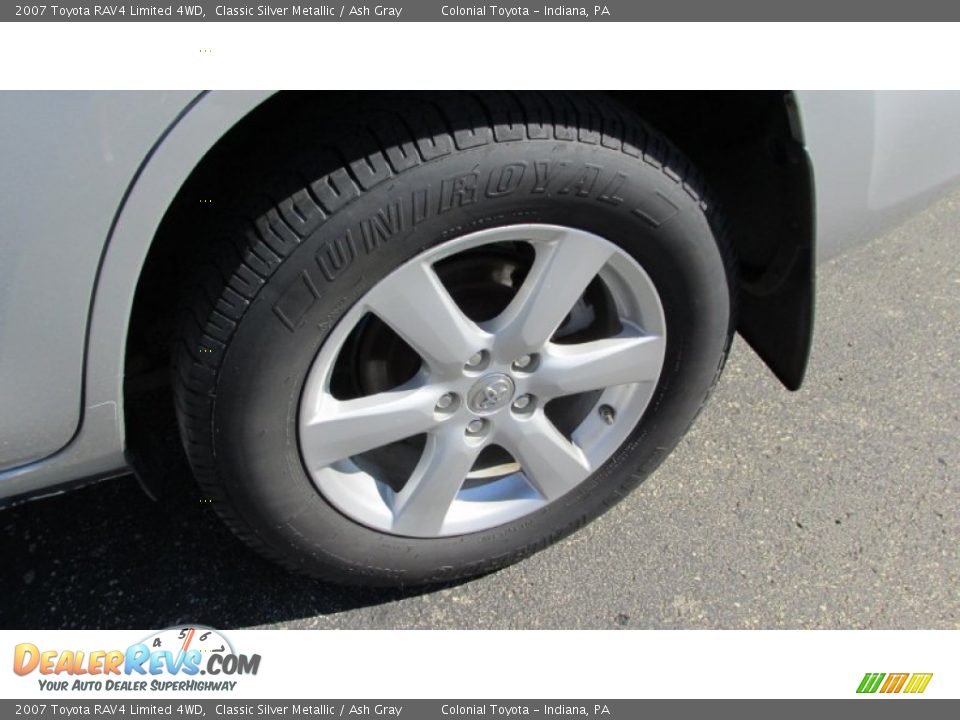 2007 Toyota RAV4 Limited 4WD Classic Silver Metallic / Ash Gray Photo #3