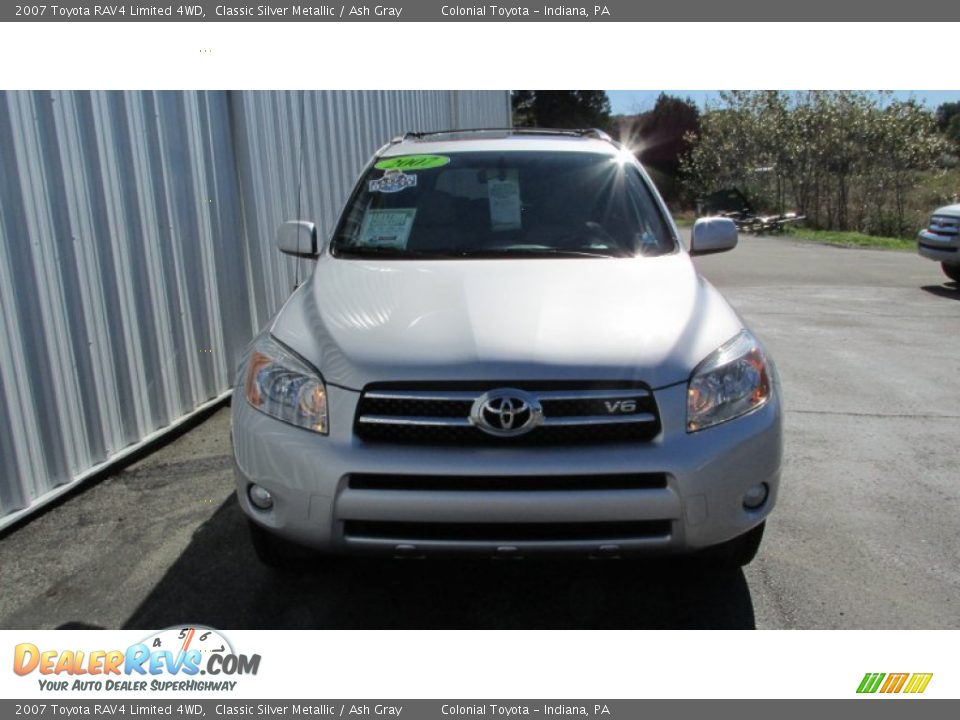 2007 Toyota RAV4 Limited 4WD Classic Silver Metallic / Ash Gray Photo #8
