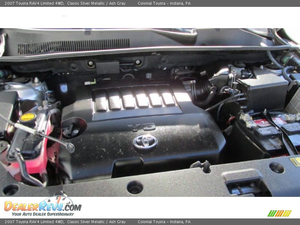 2007 Toyota RAV4 Limited 4WD Classic Silver Metallic / Ash Gray Photo #9