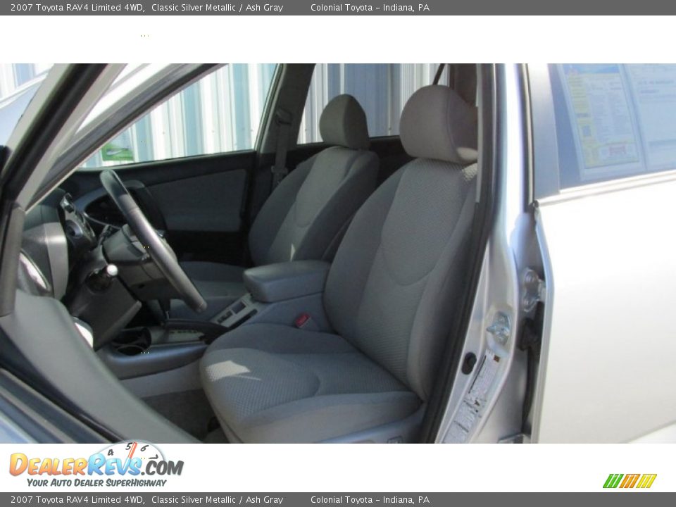 2007 Toyota RAV4 Limited 4WD Classic Silver Metallic / Ash Gray Photo #12