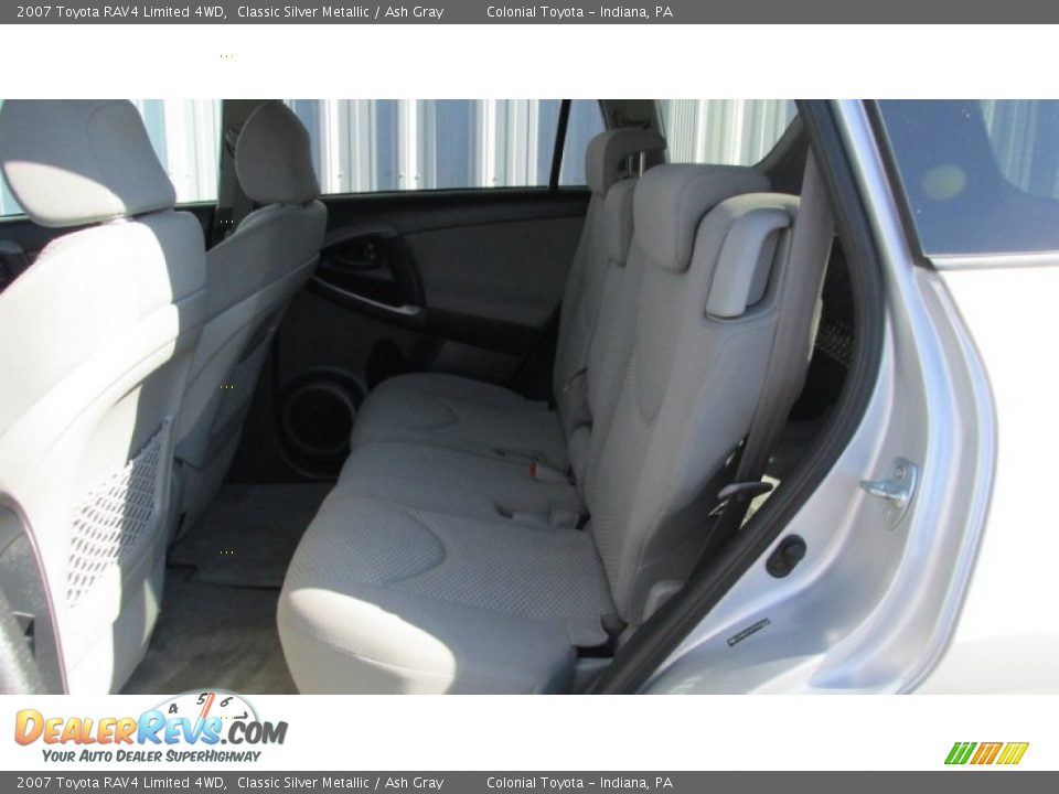 2007 Toyota RAV4 Limited 4WD Classic Silver Metallic / Ash Gray Photo #13