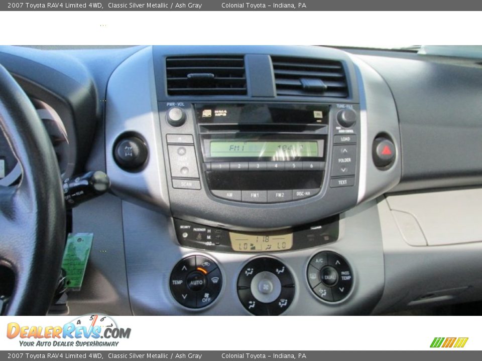 2007 Toyota RAV4 Limited 4WD Classic Silver Metallic / Ash Gray Photo #15