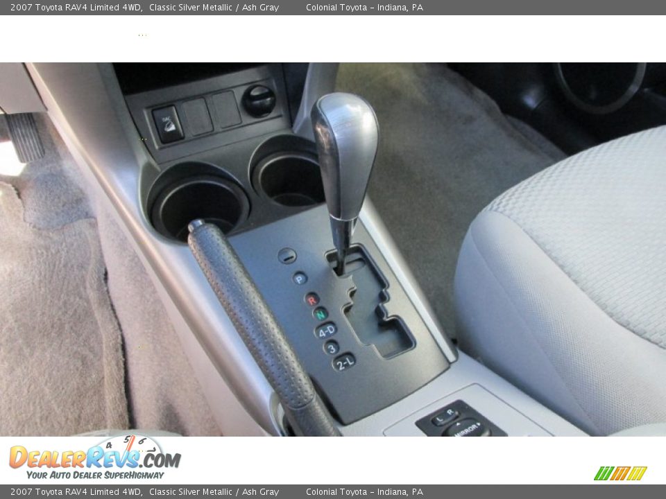 2007 Toyota RAV4 Limited 4WD Classic Silver Metallic / Ash Gray Photo #17
