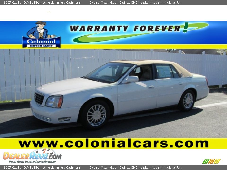 2005 Cadillac DeVille DHS White Lightning / Cashmere Photo #1