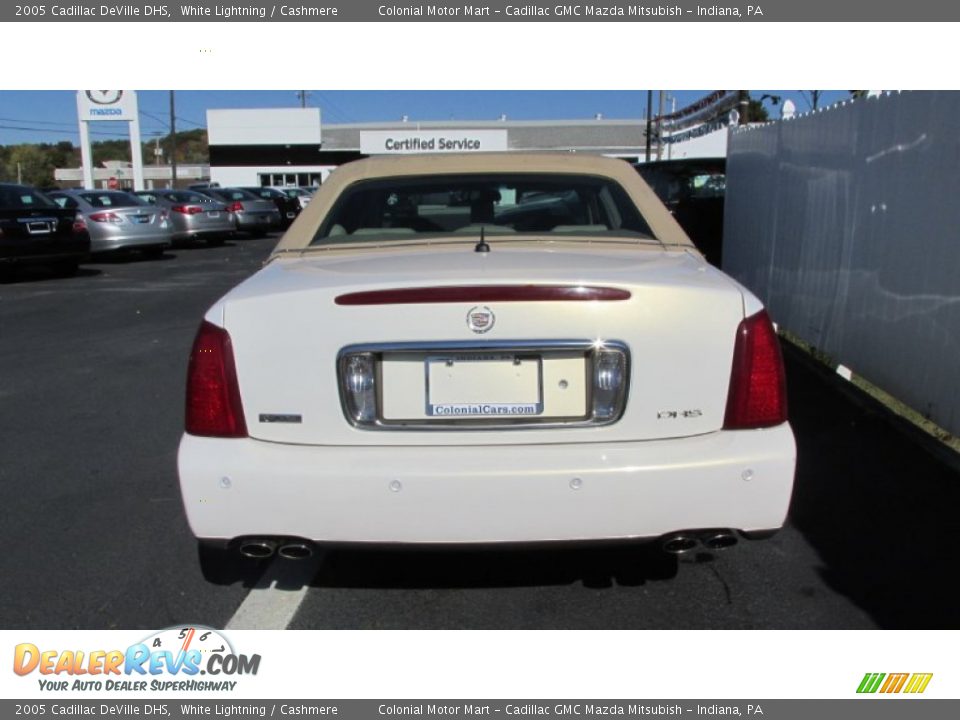2005 Cadillac DeVille DHS White Lightning / Cashmere Photo #5