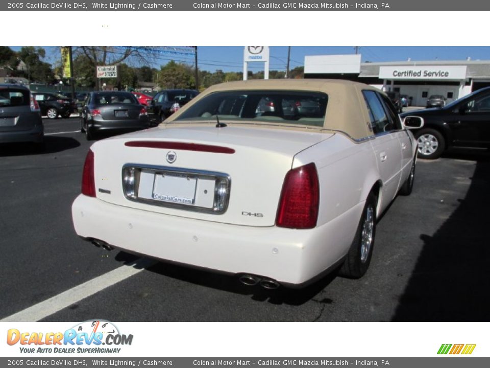 2005 Cadillac DeVille DHS White Lightning / Cashmere Photo #6