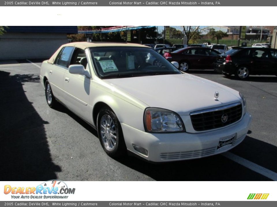 2005 Cadillac DeVille DHS White Lightning / Cashmere Photo #7