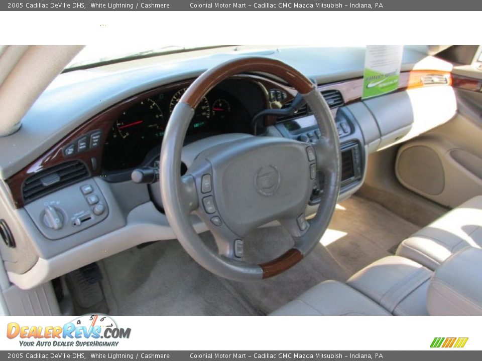 2005 Cadillac DeVille DHS White Lightning / Cashmere Photo #14