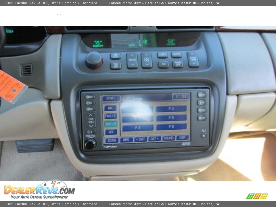 2005 Cadillac DeVille DHS White Lightning / Cashmere Photo #15