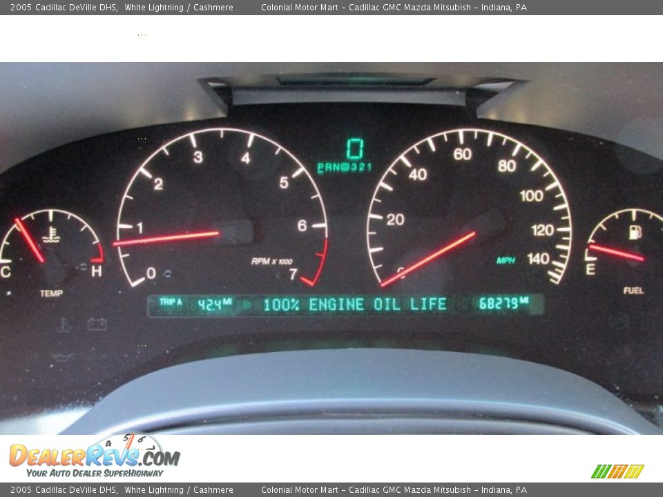 2005 Cadillac DeVille DHS White Lightning / Cashmere Photo #20