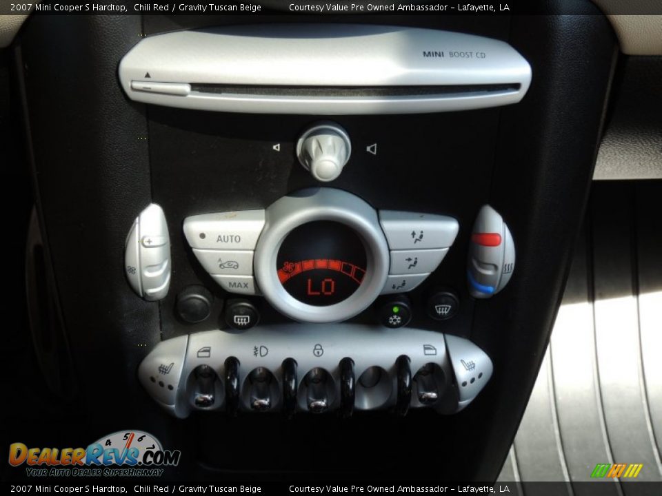 2007 Mini Cooper S Hardtop Chili Red / Gravity Tuscan Beige Photo #20