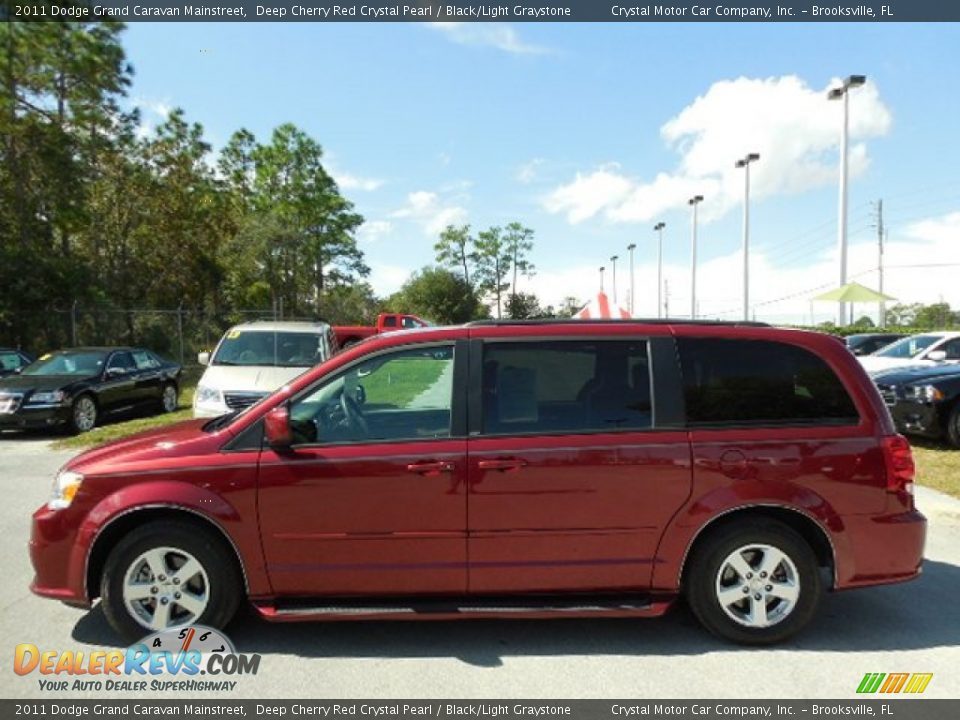 2011 Dodge Grand Caravan Mainstreet Deep Cherry Red Crystal Pearl / Black/Light Graystone Photo #2