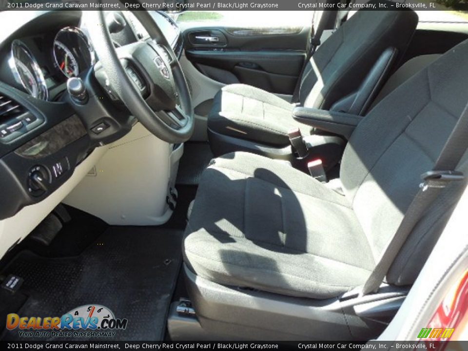 2011 Dodge Grand Caravan Mainstreet Deep Cherry Red Crystal Pearl / Black/Light Graystone Photo #4