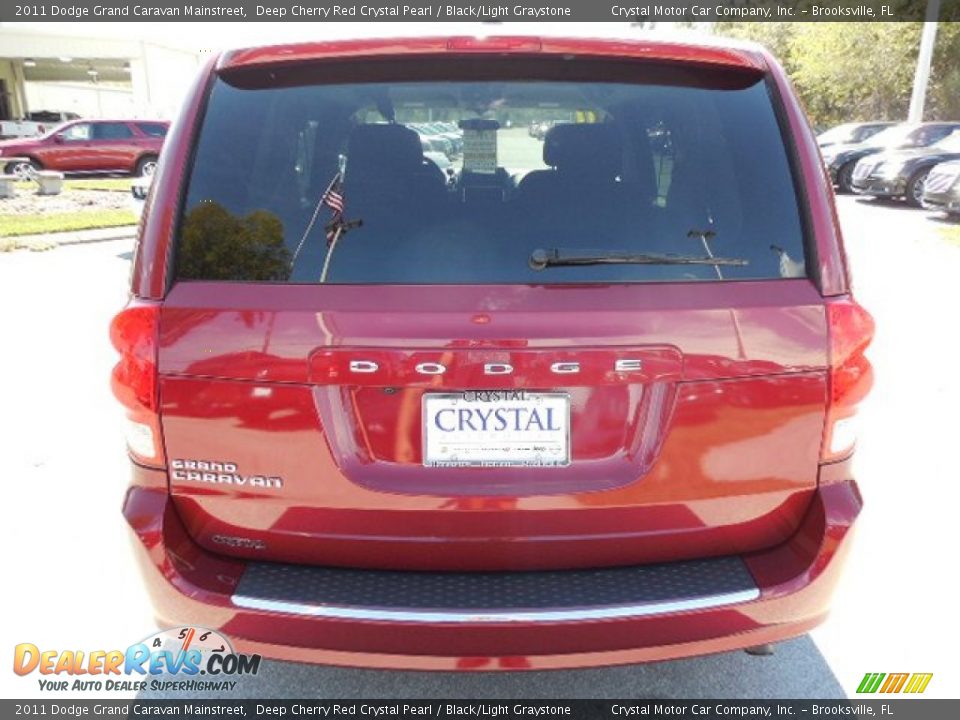 2011 Dodge Grand Caravan Mainstreet Deep Cherry Red Crystal Pearl / Black/Light Graystone Photo #9