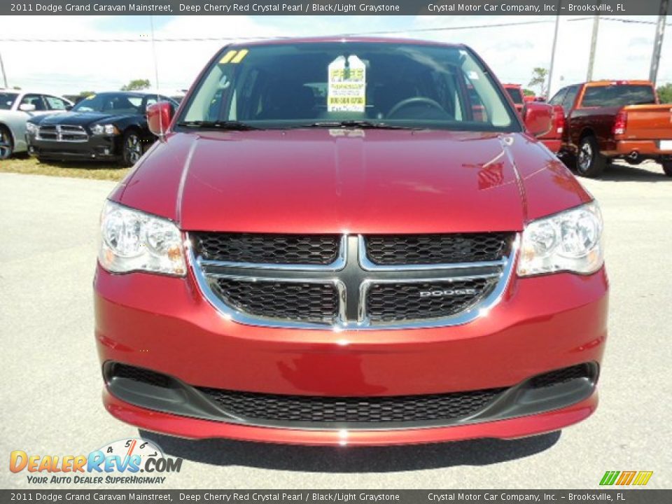 2011 Dodge Grand Caravan Mainstreet Deep Cherry Red Crystal Pearl / Black/Light Graystone Photo #15