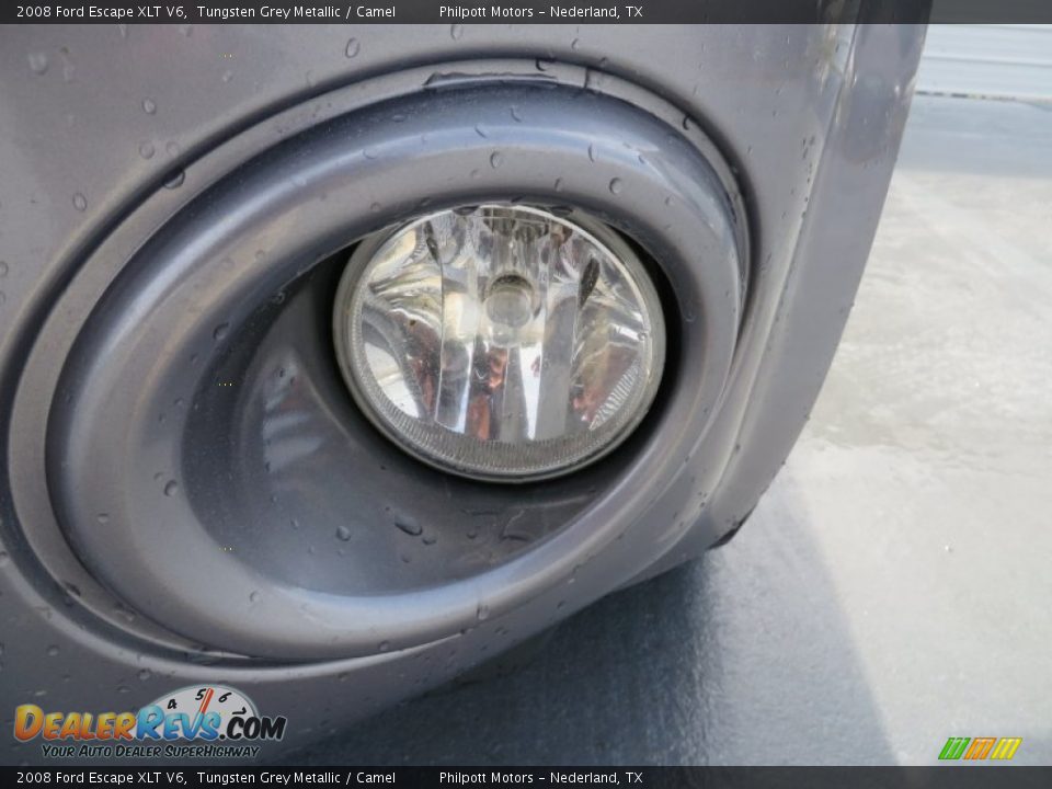 2008 Ford Escape XLT V6 Tungsten Grey Metallic / Camel Photo #11