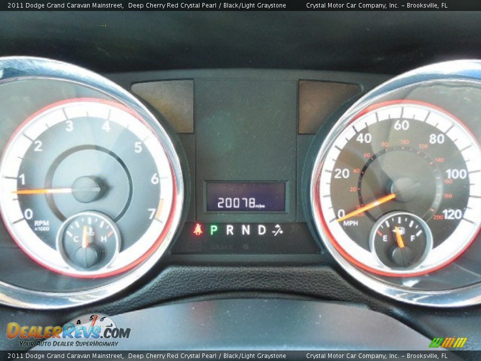 2011 Dodge Grand Caravan Mainstreet Deep Cherry Red Crystal Pearl / Black/Light Graystone Photo #20