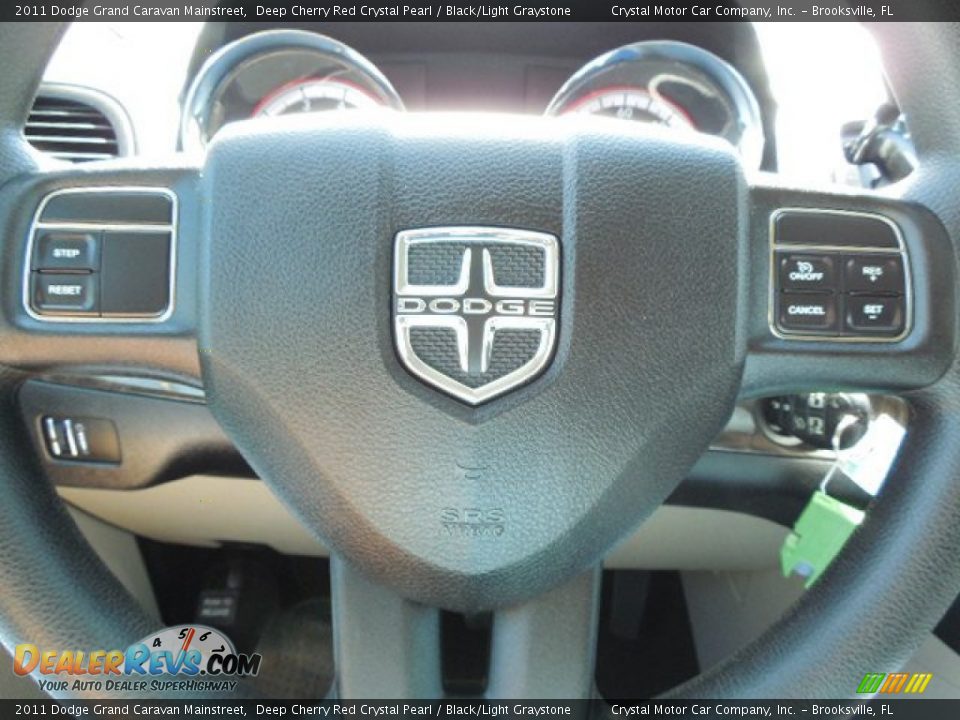2011 Dodge Grand Caravan Mainstreet Deep Cherry Red Crystal Pearl / Black/Light Graystone Photo #23