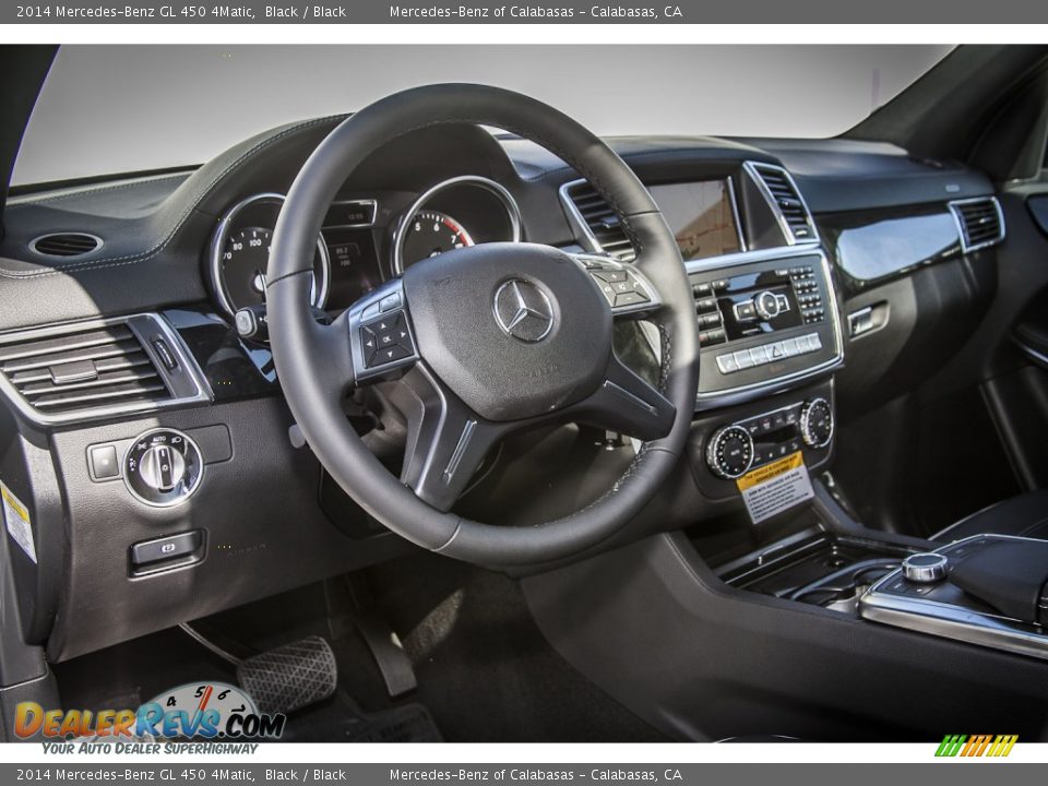 2014 Mercedes-Benz GL 450 4Matic Black / Black Photo #5