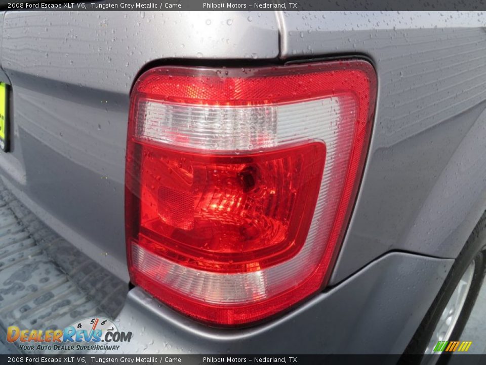 2008 Ford Escape XLT V6 Tungsten Grey Metallic / Camel Photo #20
