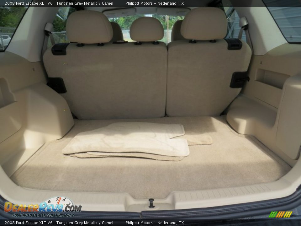 2008 Ford Escape XLT V6 Tungsten Grey Metallic / Camel Photo #29