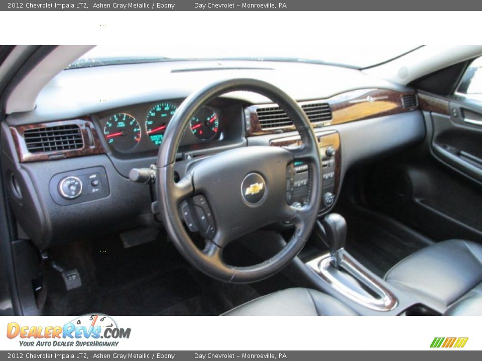 2012 Chevrolet Impala LTZ Ashen Gray Metallic / Ebony Photo #15