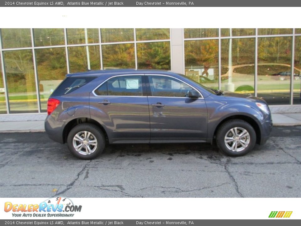2014 Chevrolet Equinox LS AWD Atlantis Blue Metallic / Jet Black Photo #2
