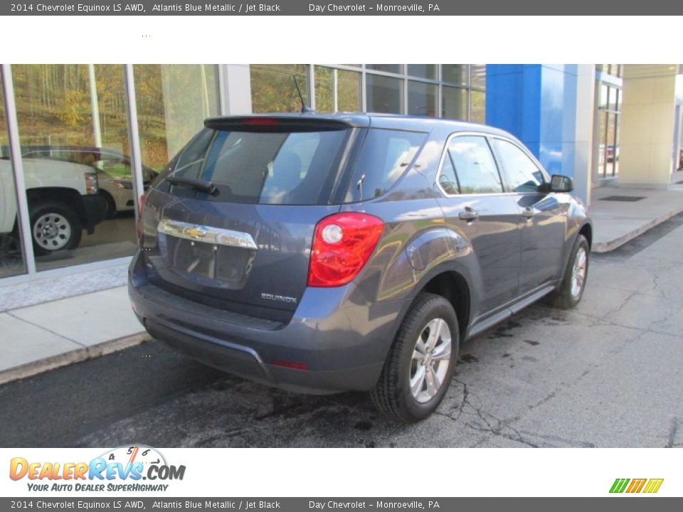2014 Chevrolet Equinox LS AWD Atlantis Blue Metallic / Jet Black Photo #4