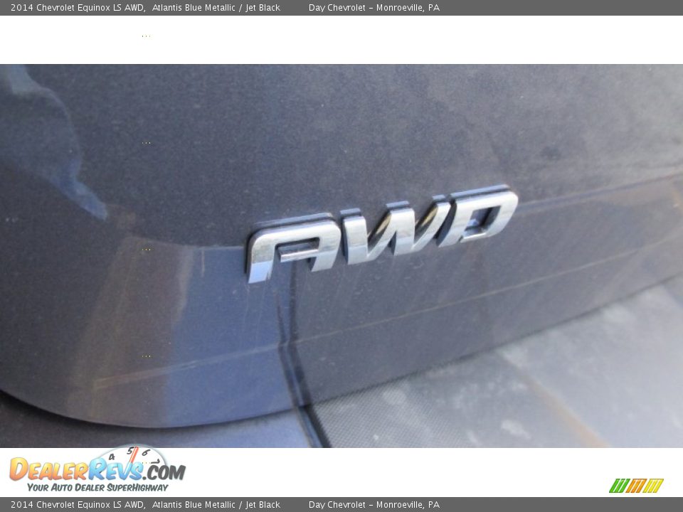 2014 Chevrolet Equinox LS AWD Atlantis Blue Metallic / Jet Black Photo #6