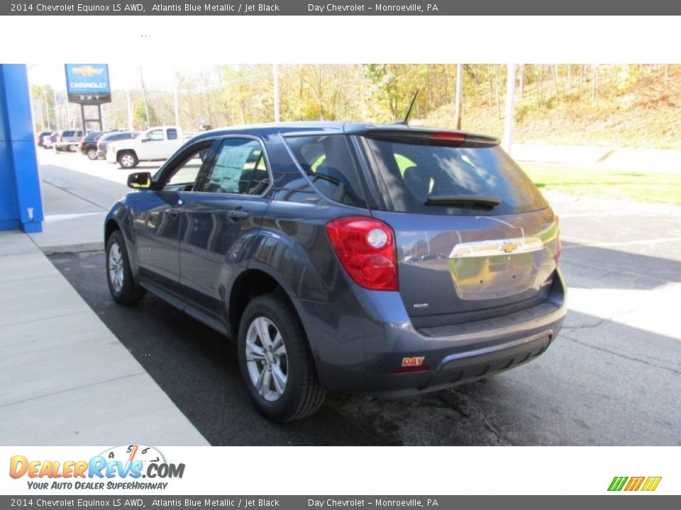 2014 Chevrolet Equinox LS AWD Atlantis Blue Metallic / Jet Black Photo #7
