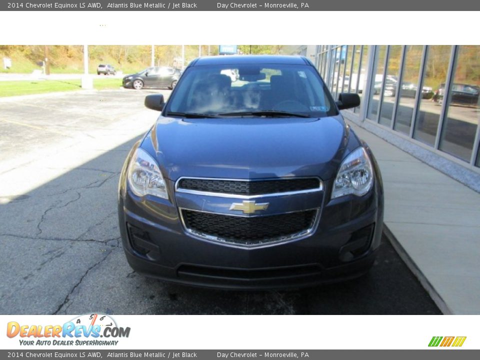 2014 Chevrolet Equinox LS AWD Atlantis Blue Metallic / Jet Black Photo #9
