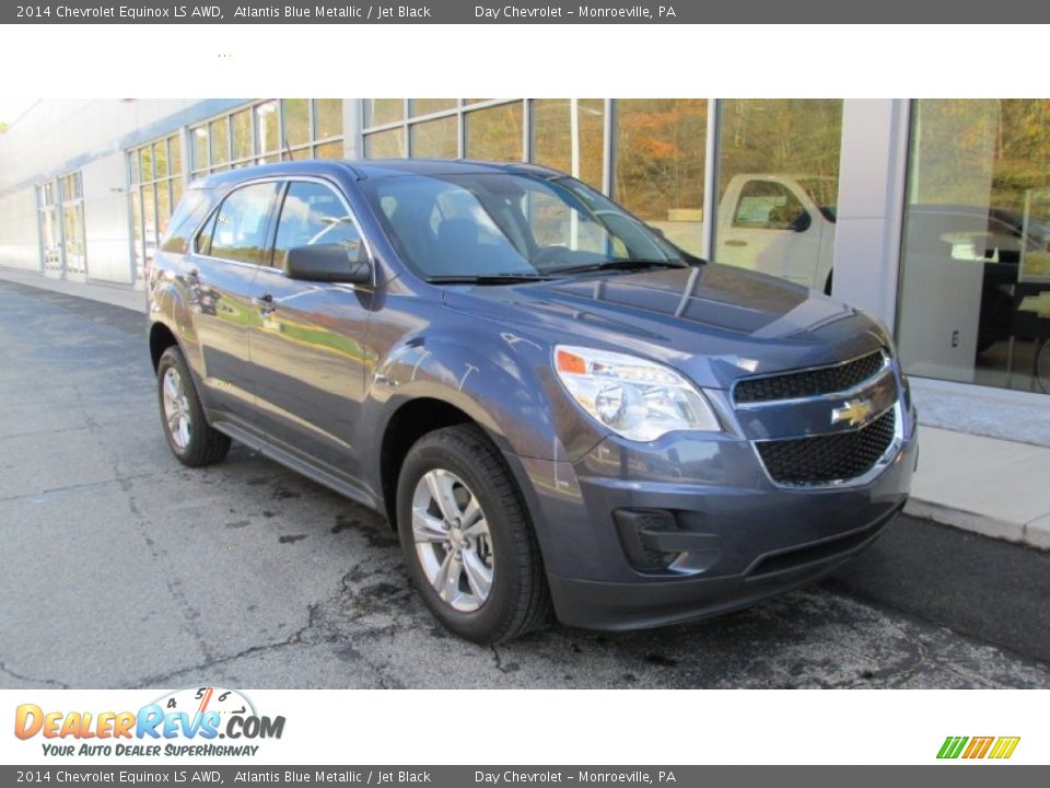 2014 Chevrolet Equinox LS AWD Atlantis Blue Metallic / Jet Black Photo #10