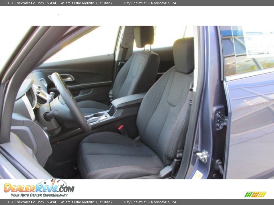 2014 Chevrolet Equinox LS AWD Atlantis Blue Metallic / Jet Black Photo #12
