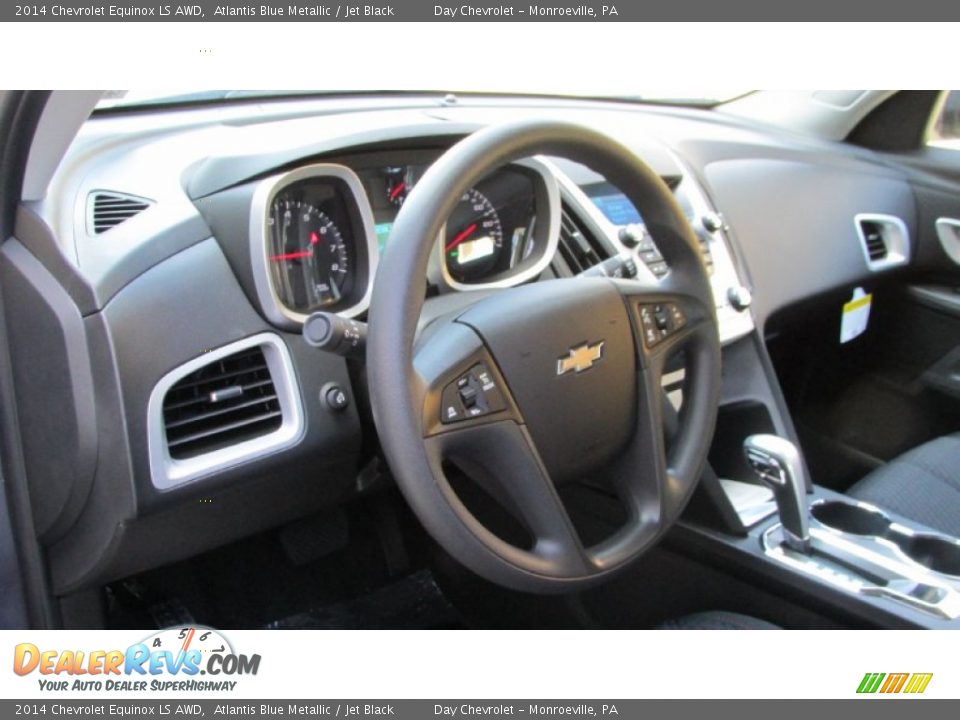 2014 Chevrolet Equinox LS AWD Atlantis Blue Metallic / Jet Black Photo #14
