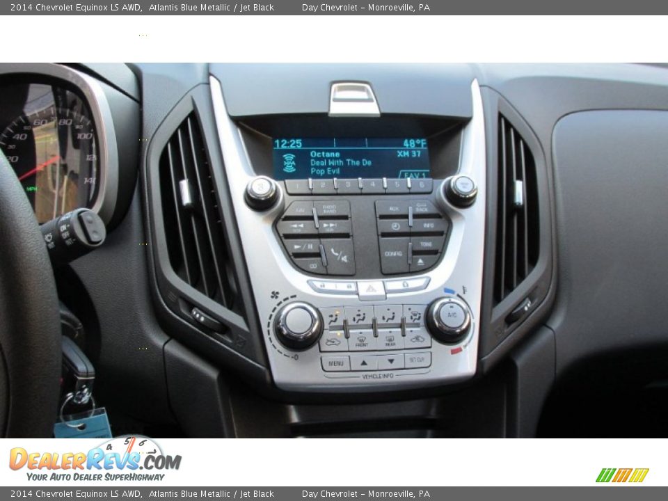2014 Chevrolet Equinox LS AWD Atlantis Blue Metallic / Jet Black Photo #15