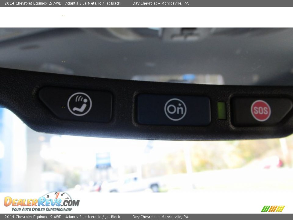 2014 Chevrolet Equinox LS AWD Atlantis Blue Metallic / Jet Black Photo #17