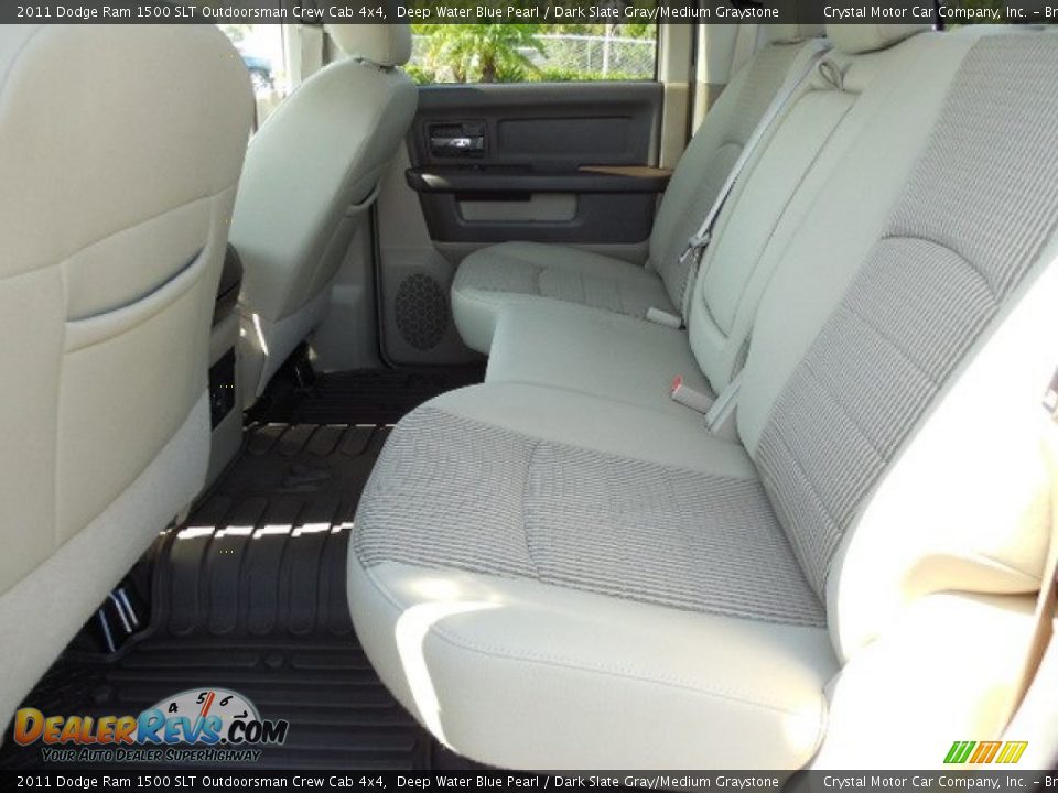 2011 Dodge Ram 1500 SLT Outdoorsman Crew Cab 4x4 Deep Water Blue Pearl / Dark Slate Gray/Medium Graystone Photo #5