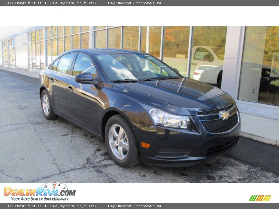 2014 Chevrolet Cruze LT Blue Ray Metallic / Jet Black Photo #9