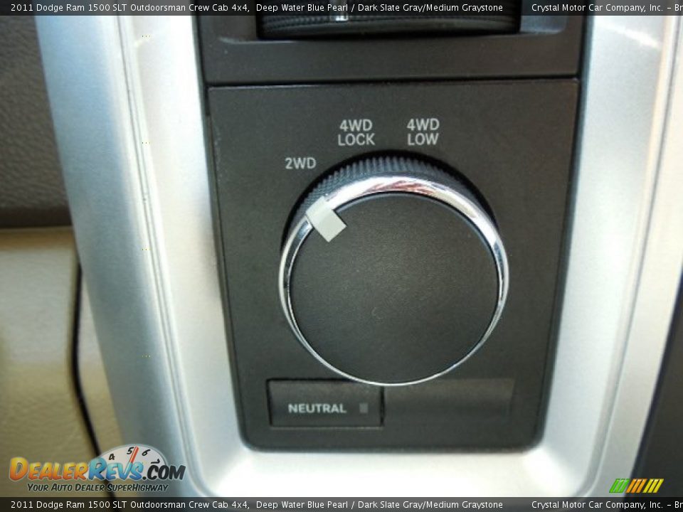 2011 Dodge Ram 1500 SLT Outdoorsman Crew Cab 4x4 Deep Water Blue Pearl / Dark Slate Gray/Medium Graystone Photo #21