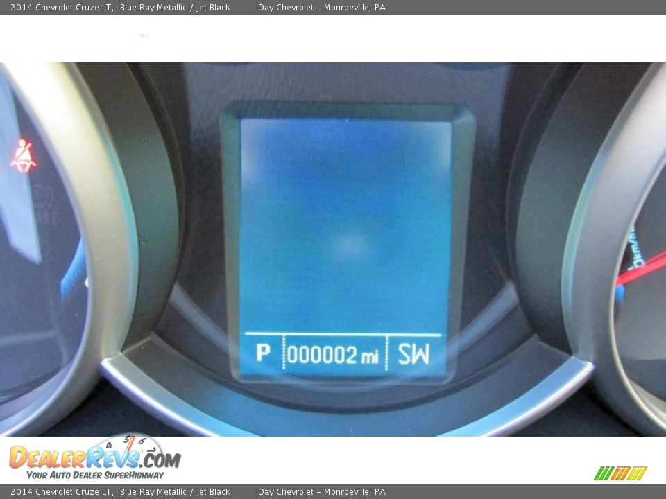 2014 Chevrolet Cruze LT Blue Ray Metallic / Jet Black Photo #20