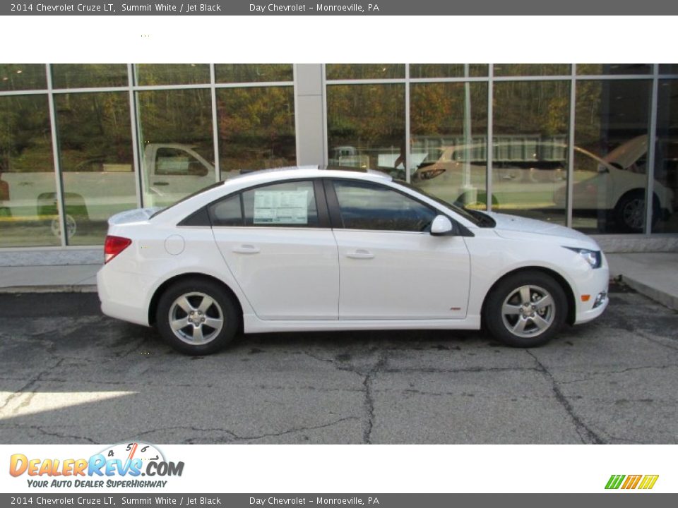 2014 Chevrolet Cruze LT Summit White / Jet Black Photo #2