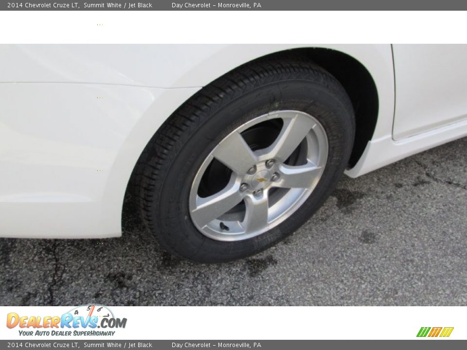 2014 Chevrolet Cruze LT Summit White / Jet Black Photo #3