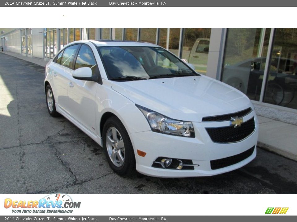 2014 Chevrolet Cruze LT Summit White / Jet Black Photo #9