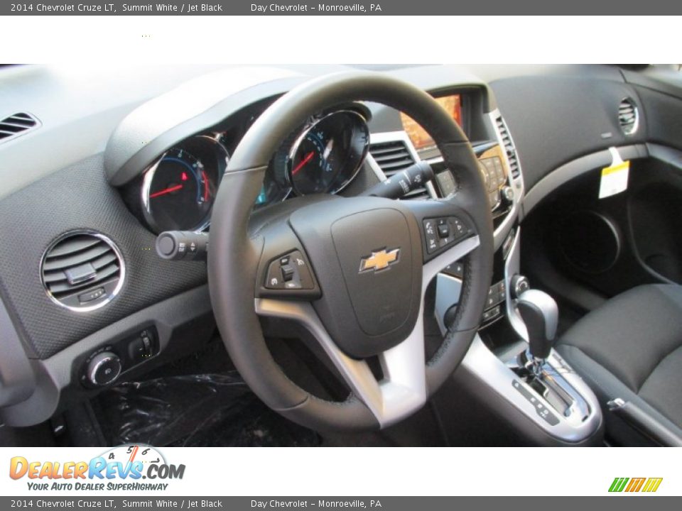 2014 Chevrolet Cruze LT Summit White / Jet Black Photo #14